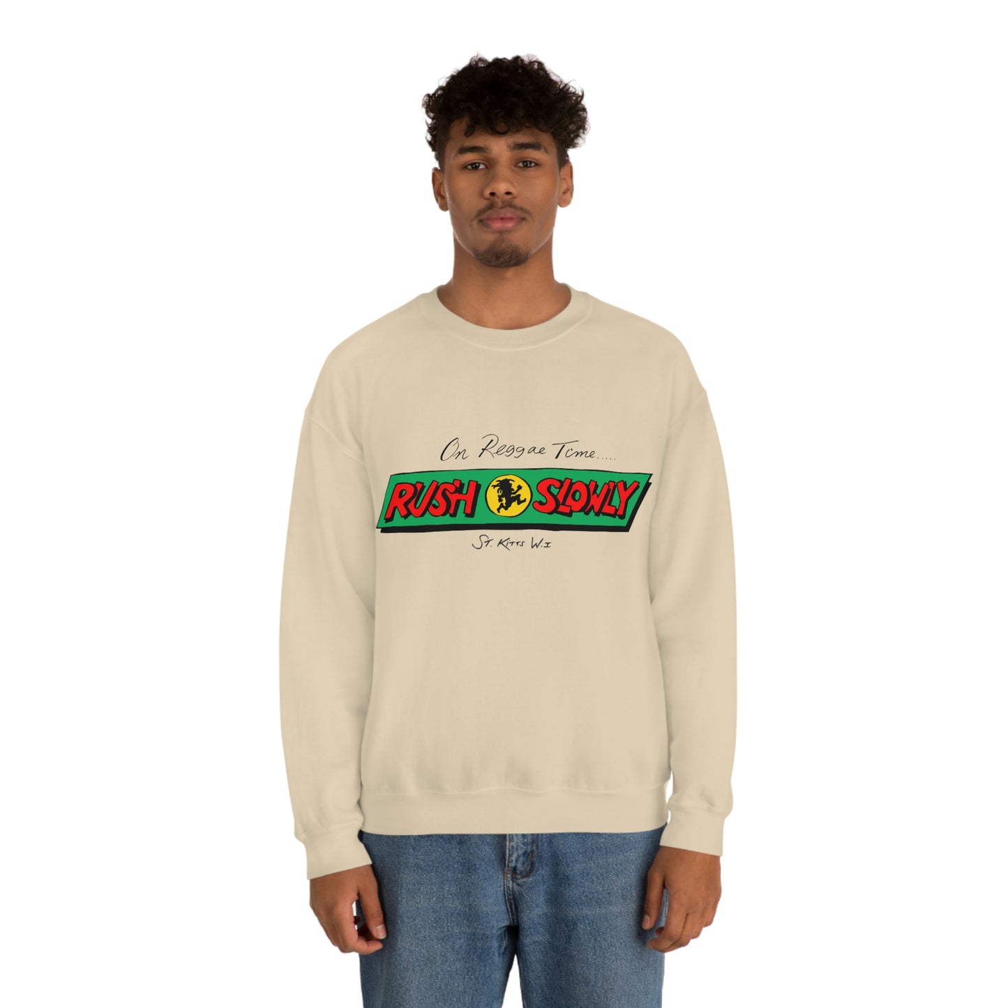 Unisex On Reggae Time Crewneck Sweatshirt