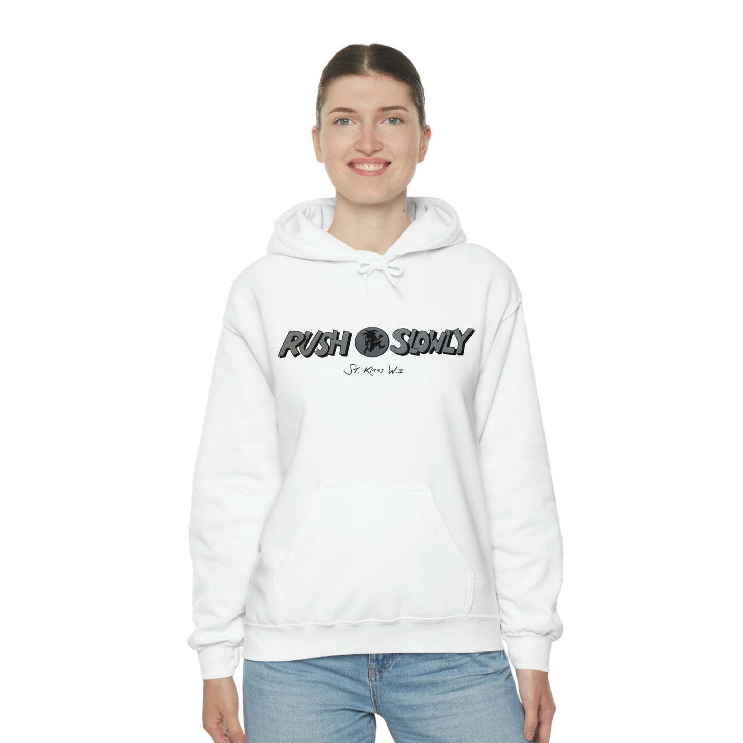 Unisex Rush Slowly Hooded Sweatshirt