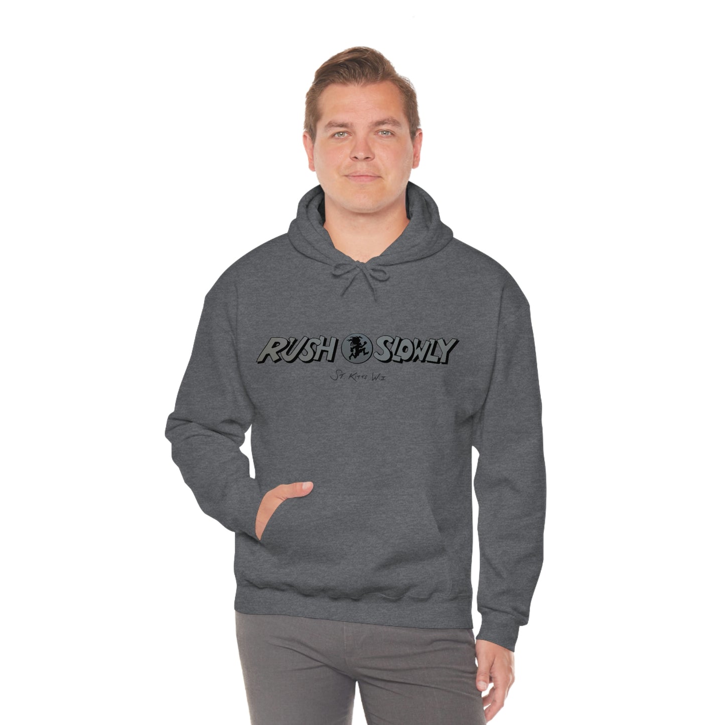 Unisex Rush Slowly Hooded Sweatshirt