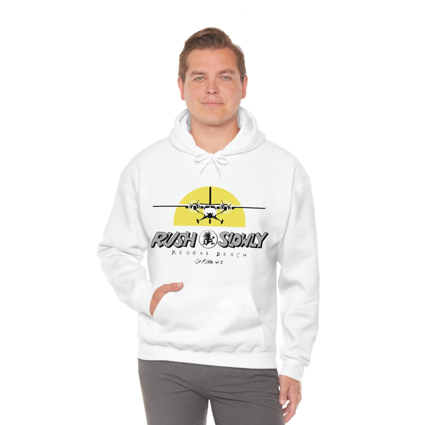 Unisex Airplane Hooded Sweatshirt