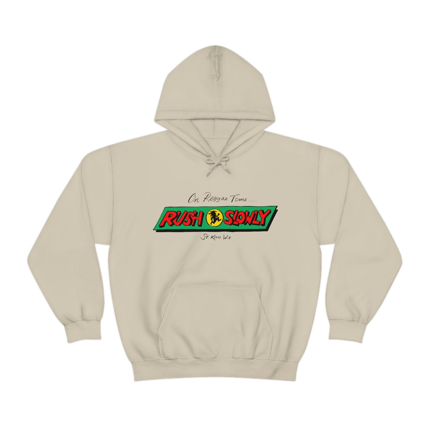 Unisex On Reggae Time Hooded Sweatshirt