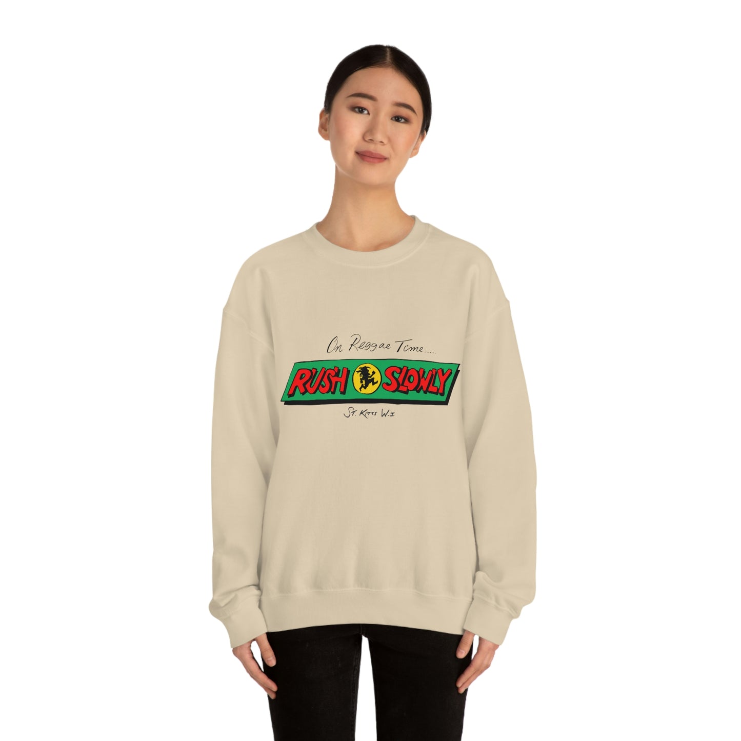 Unisex On Reggae Time Crewneck Sweatshirt