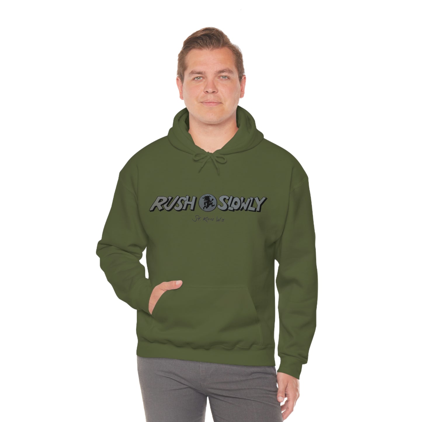 Unisex Rush Slowly Hooded Sweatshirt