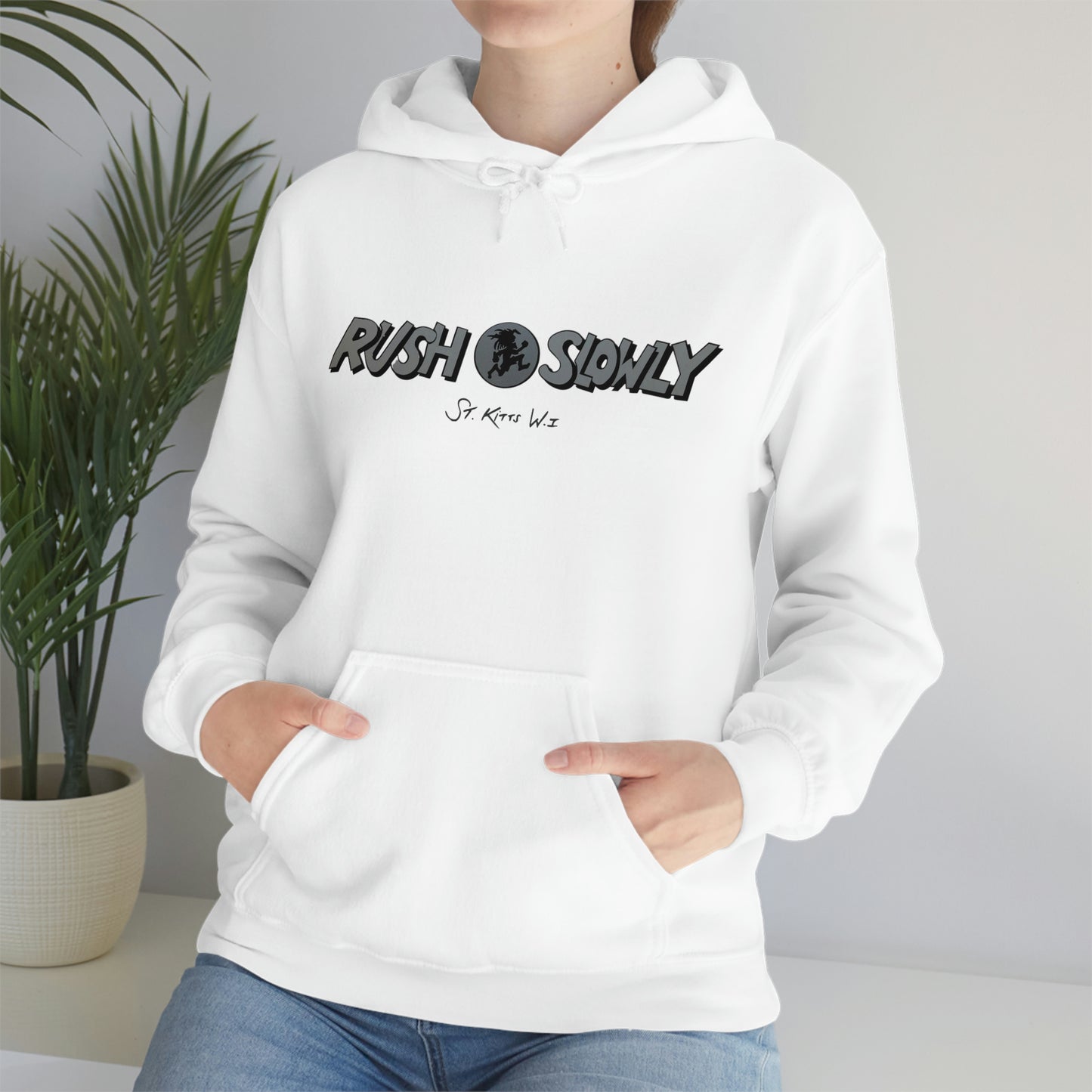 Unisex Rush Slowly Hooded Sweatshirt