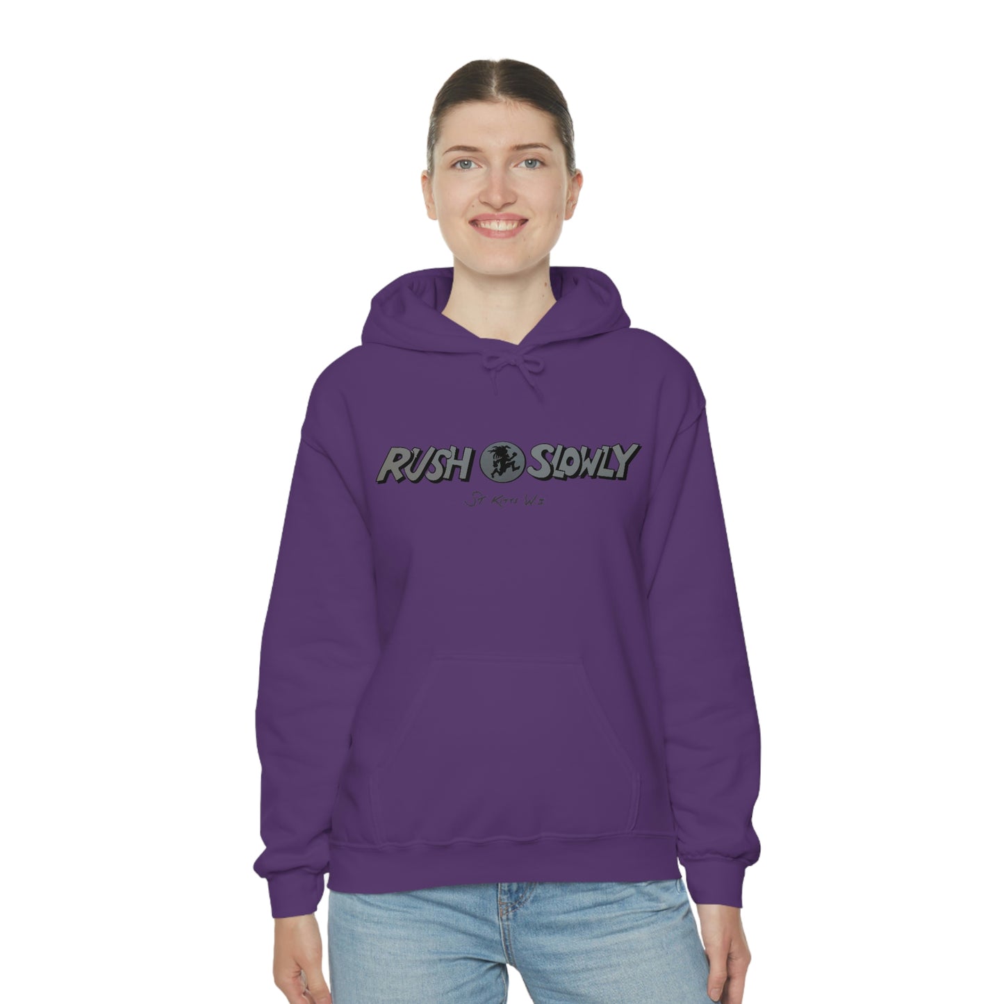 Unisex Rush Slowly Hooded Sweatshirt