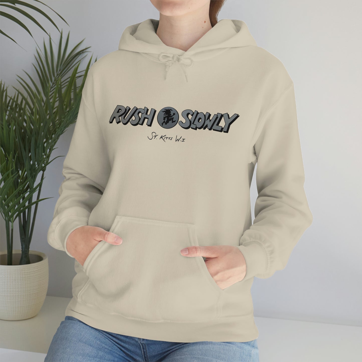 Unisex Rush Slowly Hooded Sweatshirt