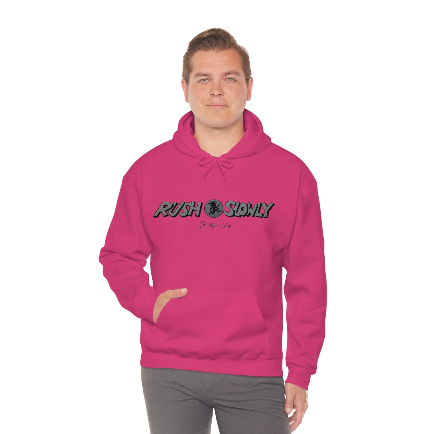 Unisex Rush Slowly Hooded Sweatshirt