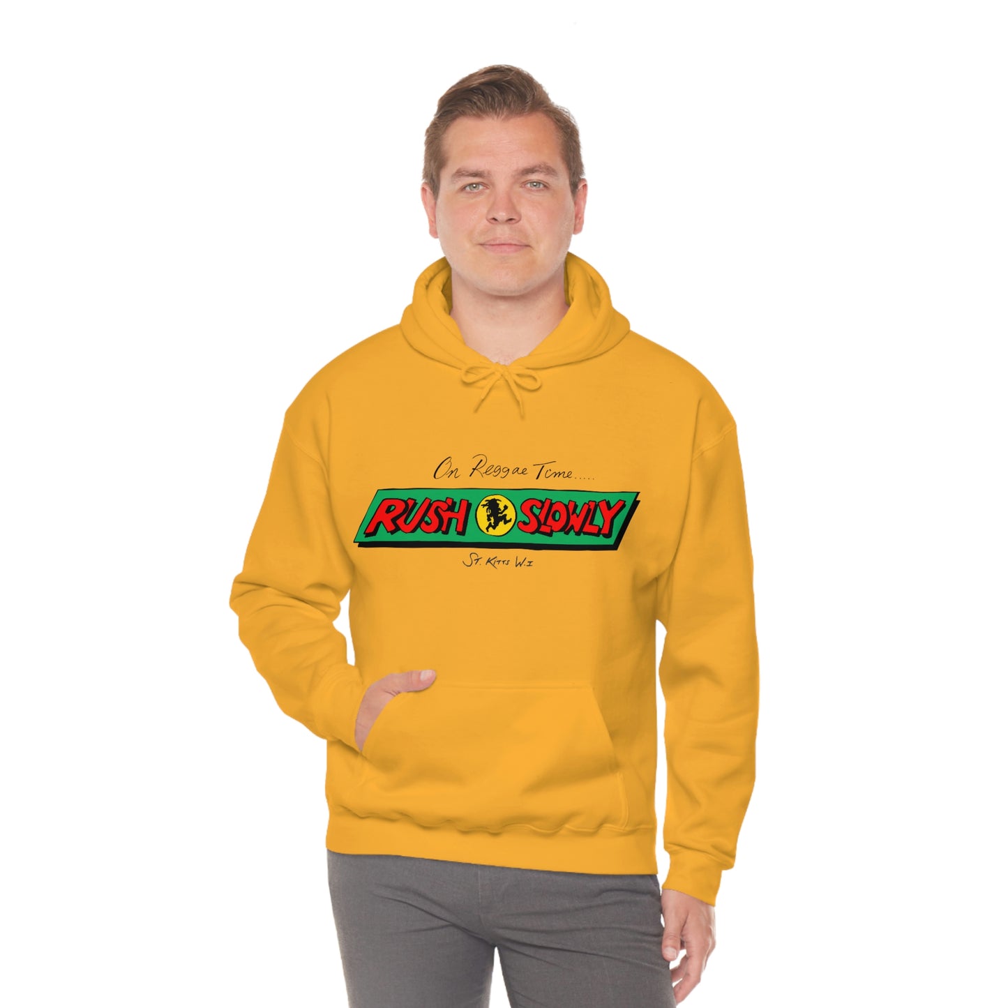 Unisex On Reggae Time Hooded Sweatshirt