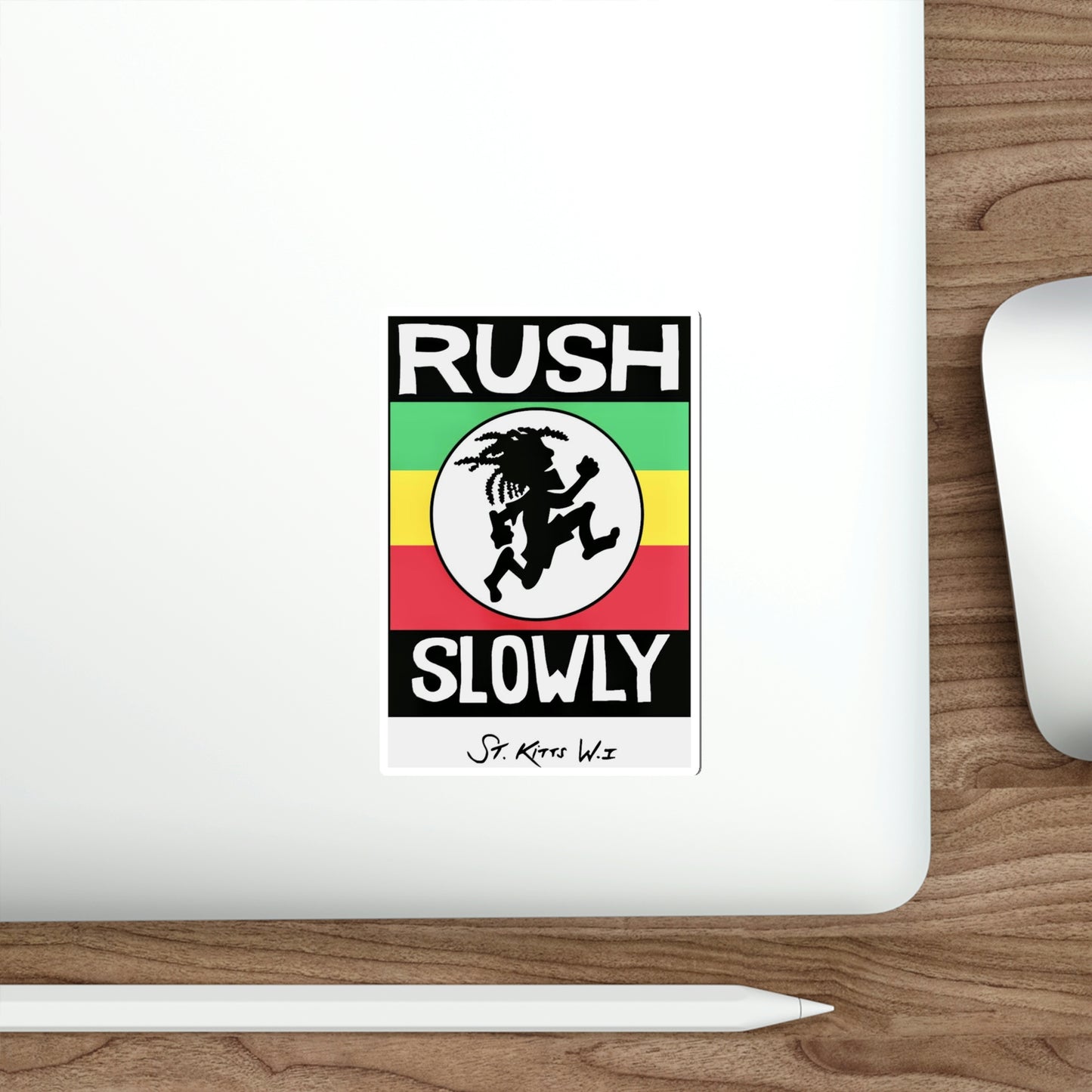 Rush Slowly Stickers