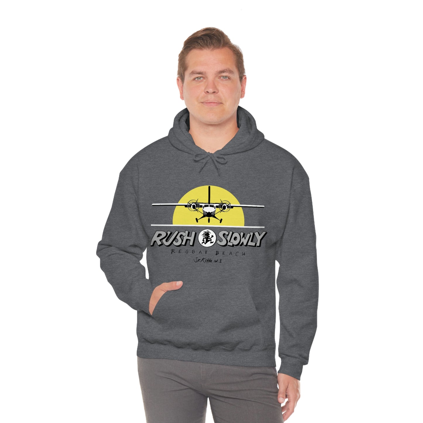 Unisex Airplane Hooded Sweatshirt