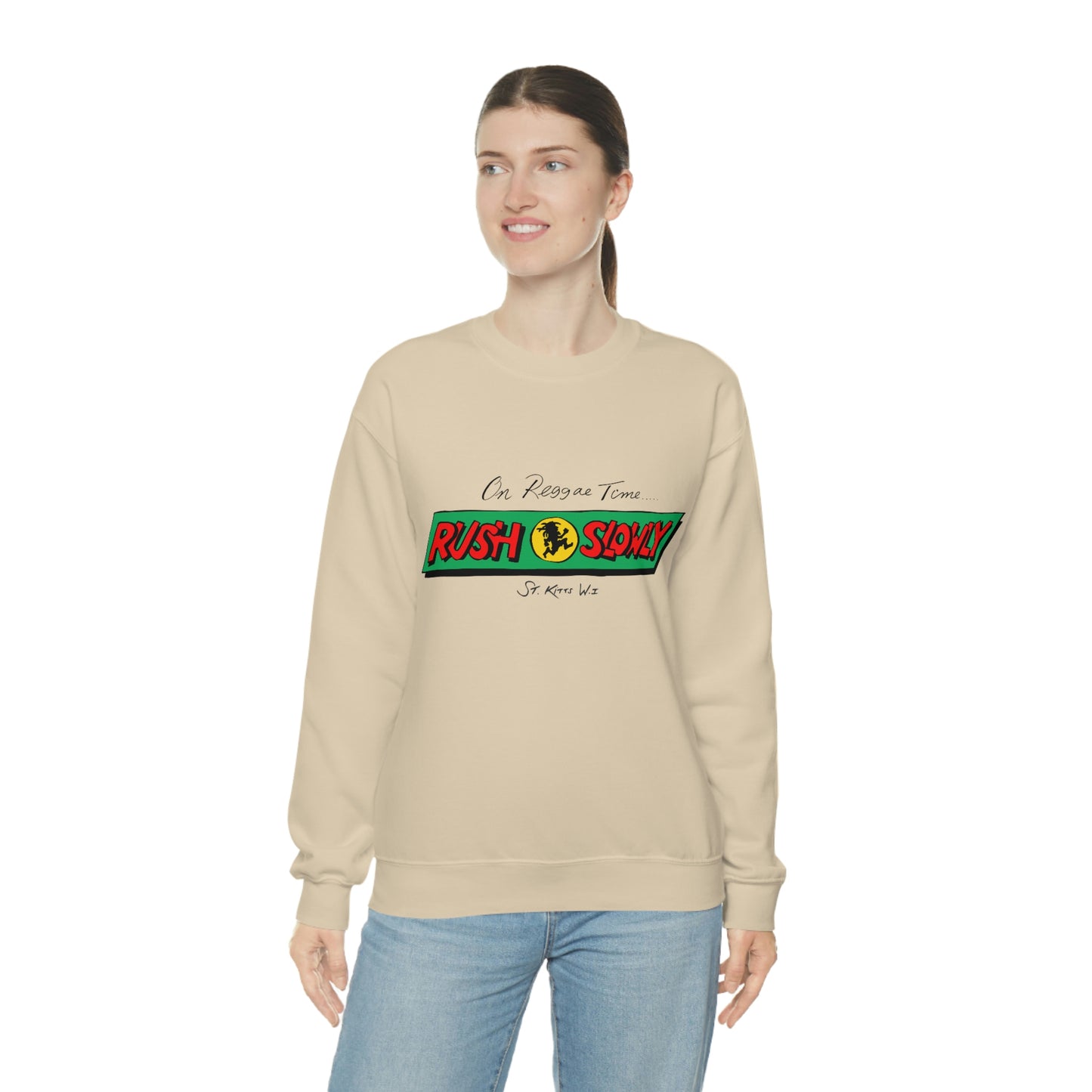 Unisex On Reggae Time Crewneck Sweatshirt