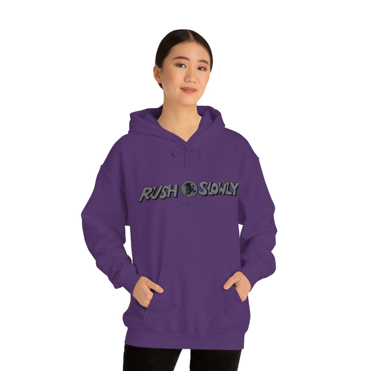 Unisex Rush Slowly Hooded Sweatshirt