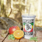 Rush Slowly Plastic Tumbler with Straw