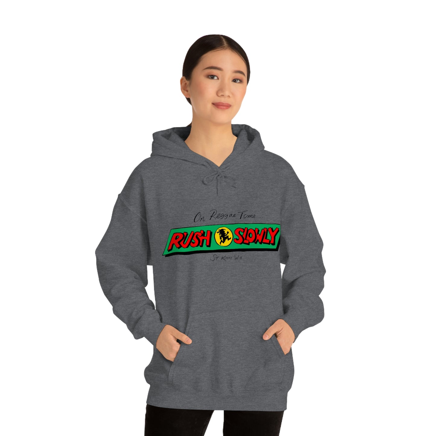 Unisex On Reggae Time Hooded Sweatshirt