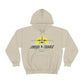 Unisex Airplane Hooded Sweatshirt