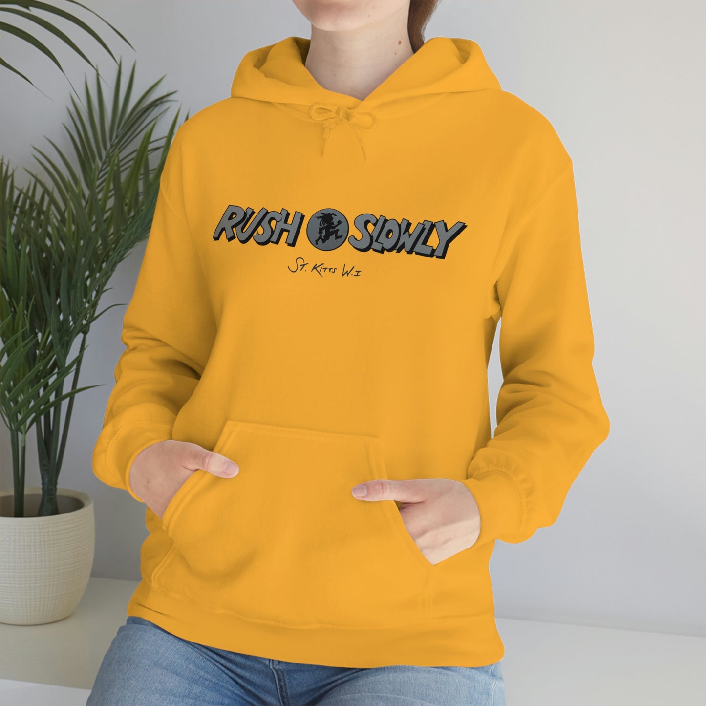 Unisex Rush Slowly Hooded Sweatshirt