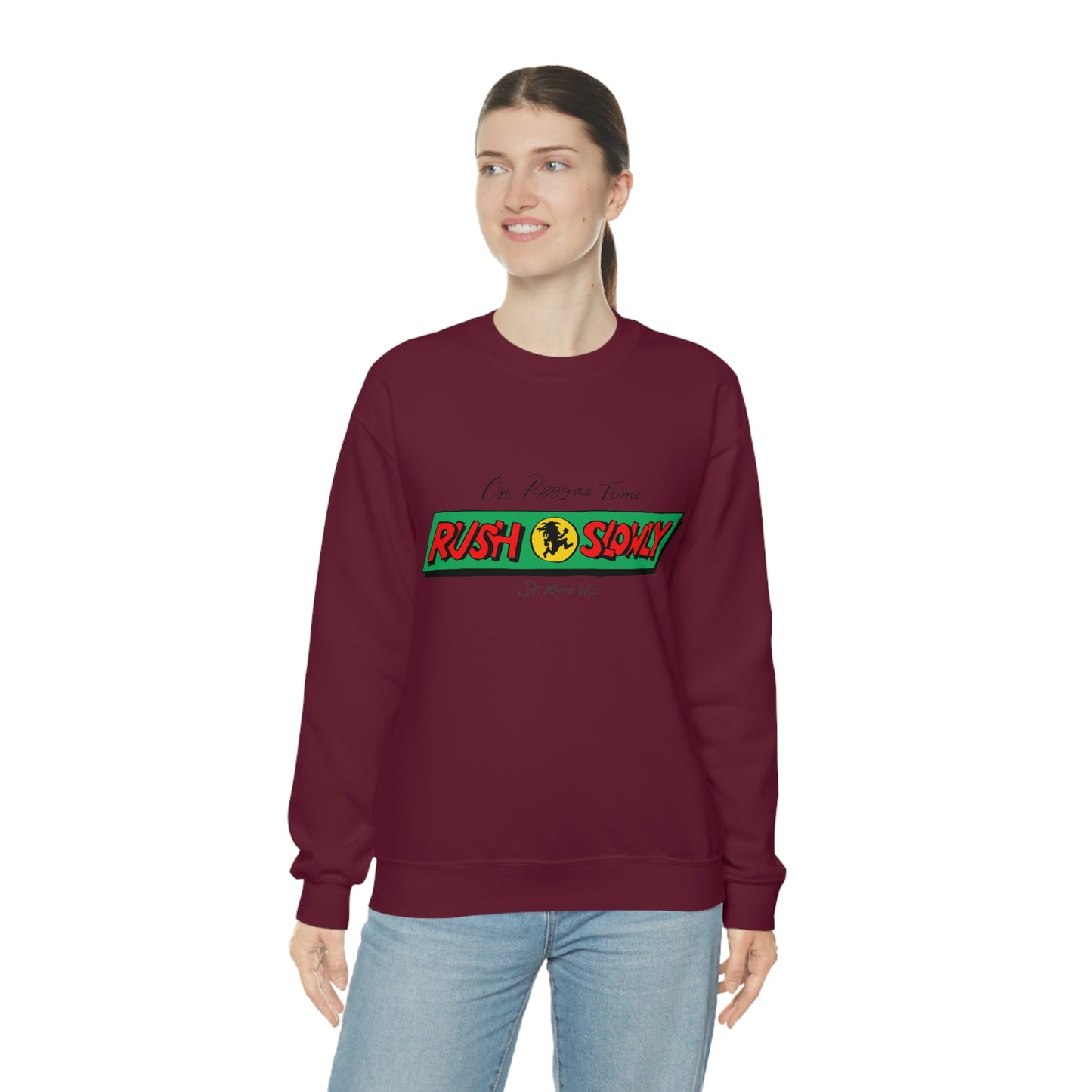 Unisex On Reggae Time Crewneck Sweatshirt